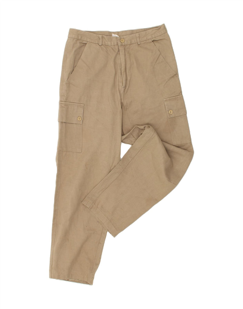 VINTAGE Mens Tapered Cargo Trousers W30 L28 Brown Cotton Vintage Vintage and Second-Hand Vintage from Messina Hembry 