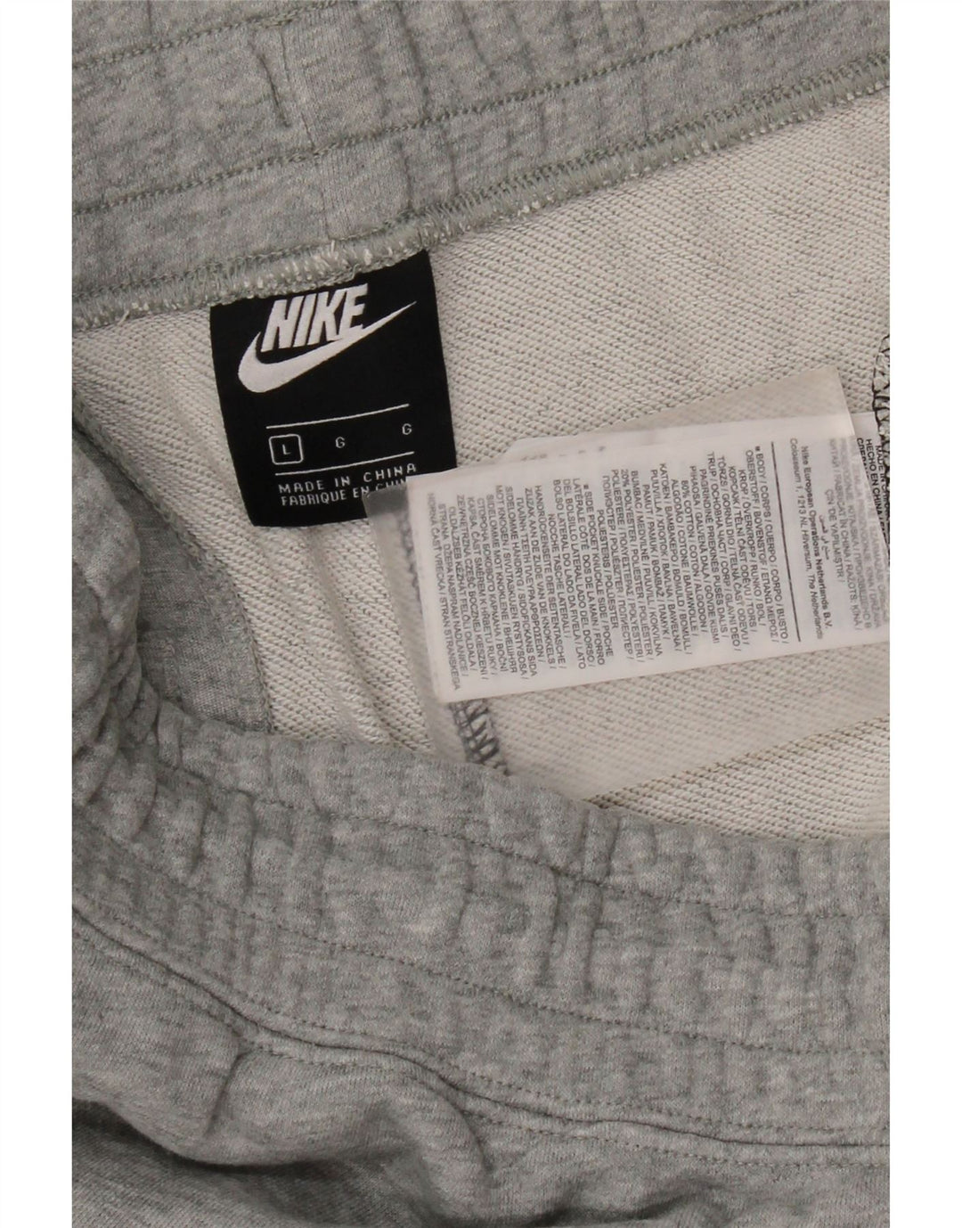 Nike Mens Sport Shorts Large  Black Colourblock Cotton