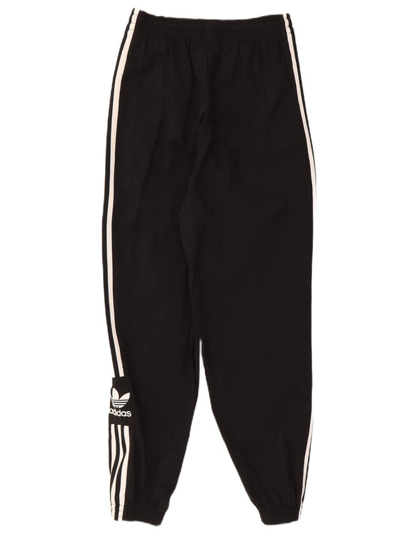 Adidas Womens Tracksuit Trousers Joggers UK 8 Small Black Polyester