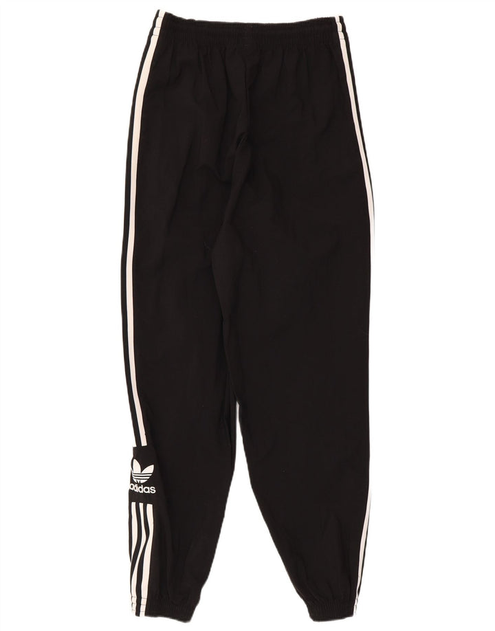 Adidas Womens Tracksuit Trousers Joggers UK 8 Small Black Polyester