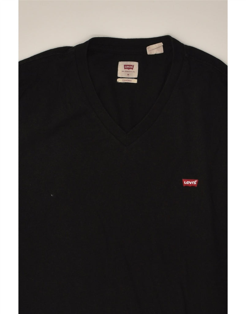 LEVI'S Mens Standard T-Shirt Top Medium Black Cotton | Vintage Levi's | Thrift | Second-Hand Levi's | Used Clothing | Messina Hembry 