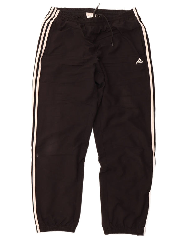 Adidas Mens Tracksuit Trousers Joggers Large Black Polyester