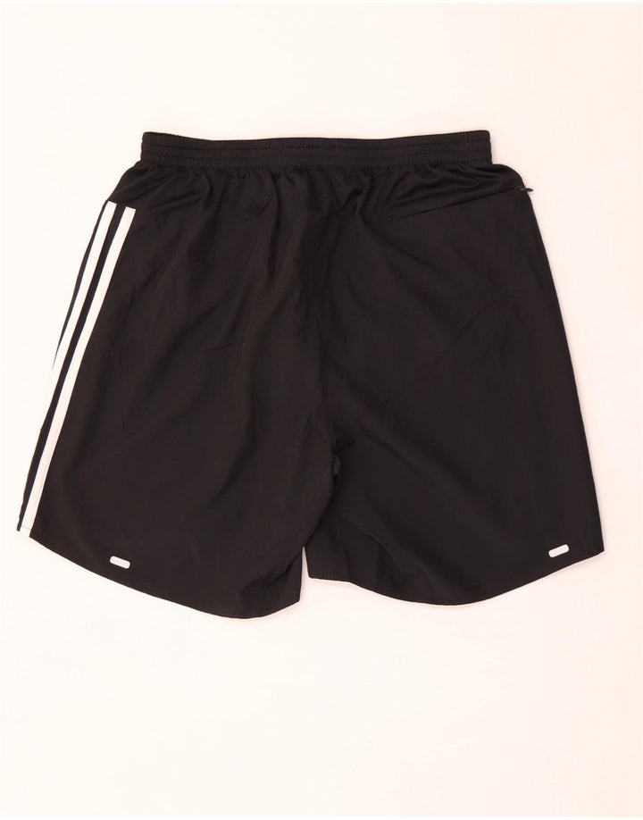 Adidas Womens Climalite Sport Shorts UK 12 Medium Black Polyester