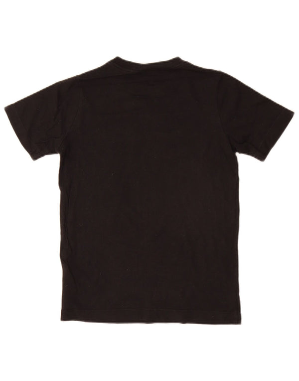 Nike Boys Graphic T-Shirt Top 8-9 Years Small Black Cotton