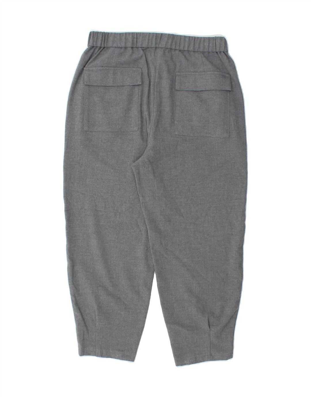 ZARA Womens Straight Capri Trousers Small W26 L22 Grey Polyester Vintage Zara and Second-Hand Zara from Messina Hembry 