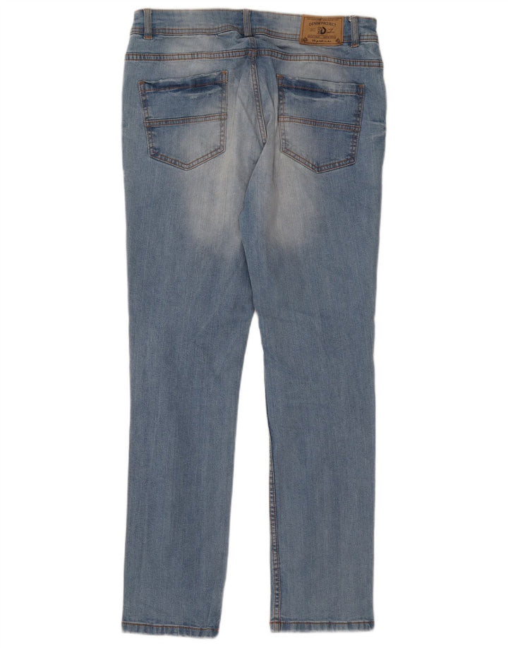 Dack's Womens Slim Jeans W32 L30 Blue Cotton