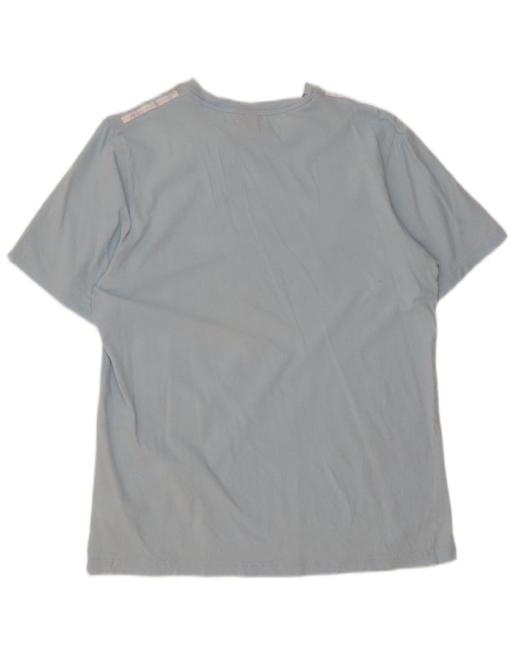 ADIDAS Mens T-Shirt Top Medium Blue Cotton