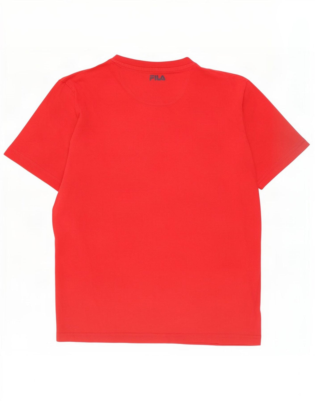 Fila Mens Graphic T-Shirt Top Medium Red Cotton