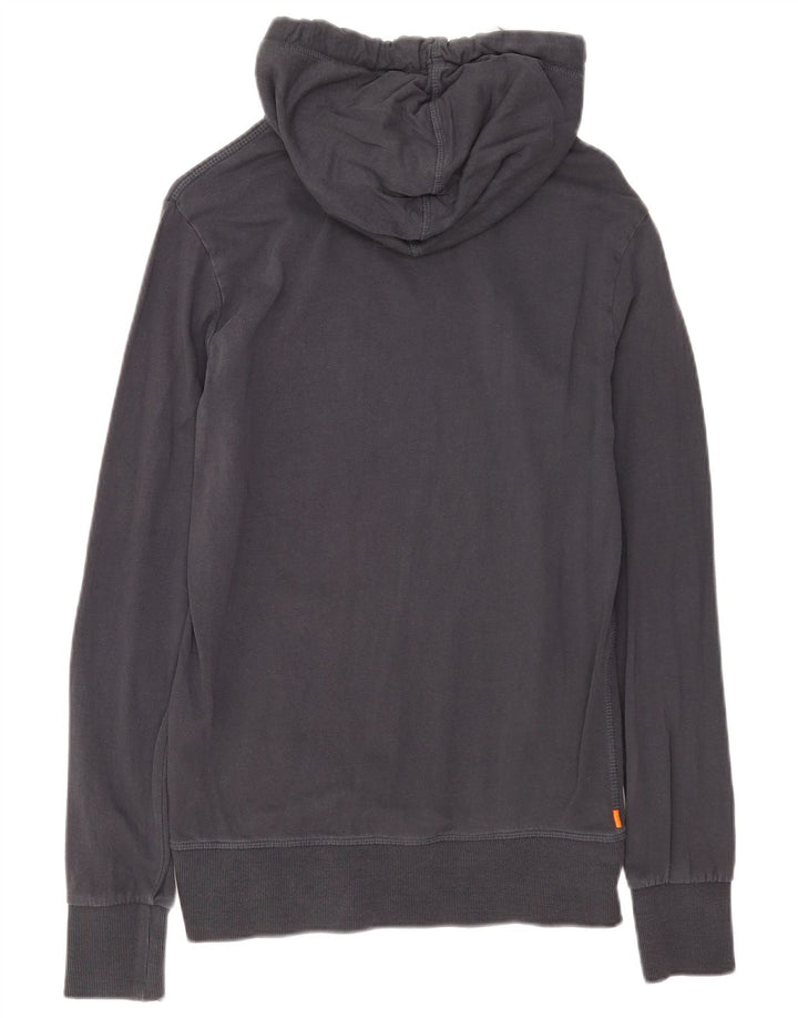 Superdry Mens Graphic Hoodie Jumper Medium Black Cotton