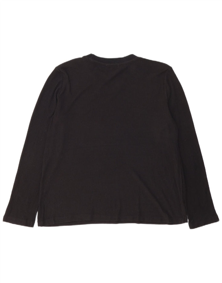 Zara Womens Top Long Sleeve UK 18 XL Black