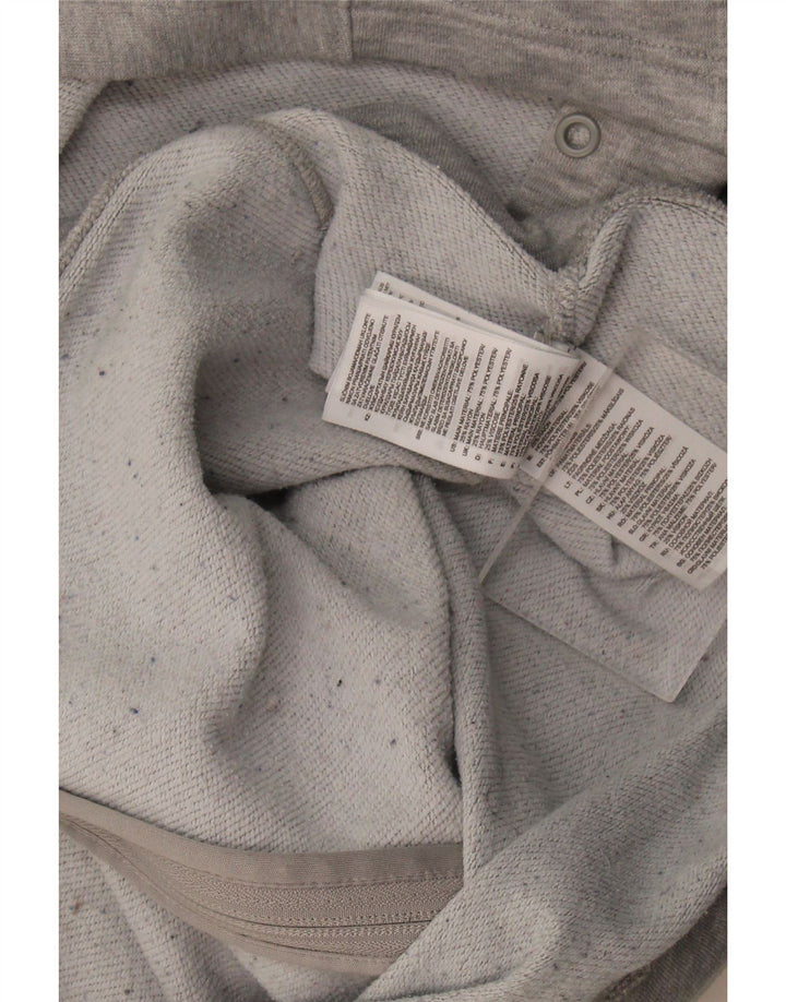 Adidas Mens Zip Hoodie Sweater XL Grey Polyester