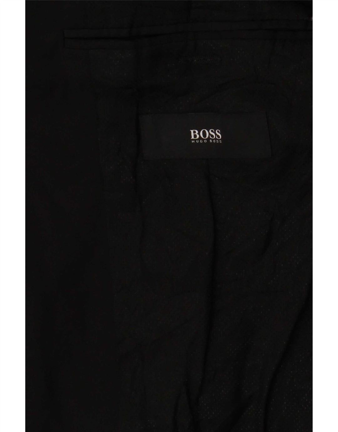 Hugo Boss Mens 2 Button Blazer Jacket UK 38 Medium Black