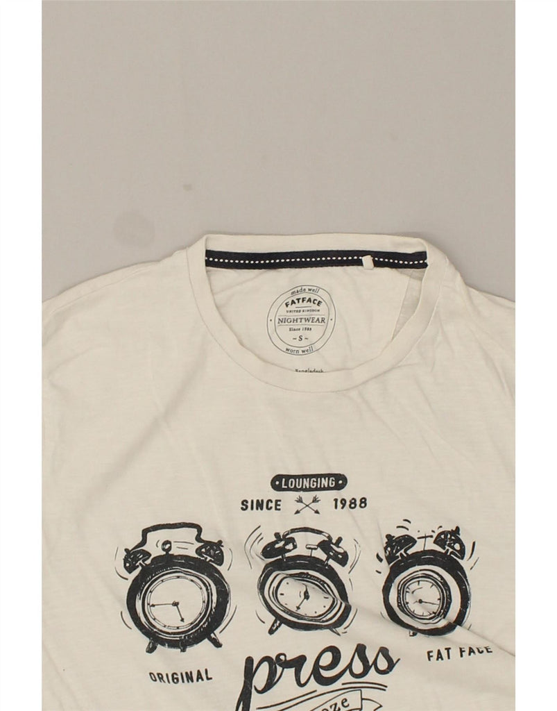 FAT FACE Mens Graphic T-Shirt Top Small White Cotton Vintage Fat Face and Second-Hand Fat Face from Messina Hembry 