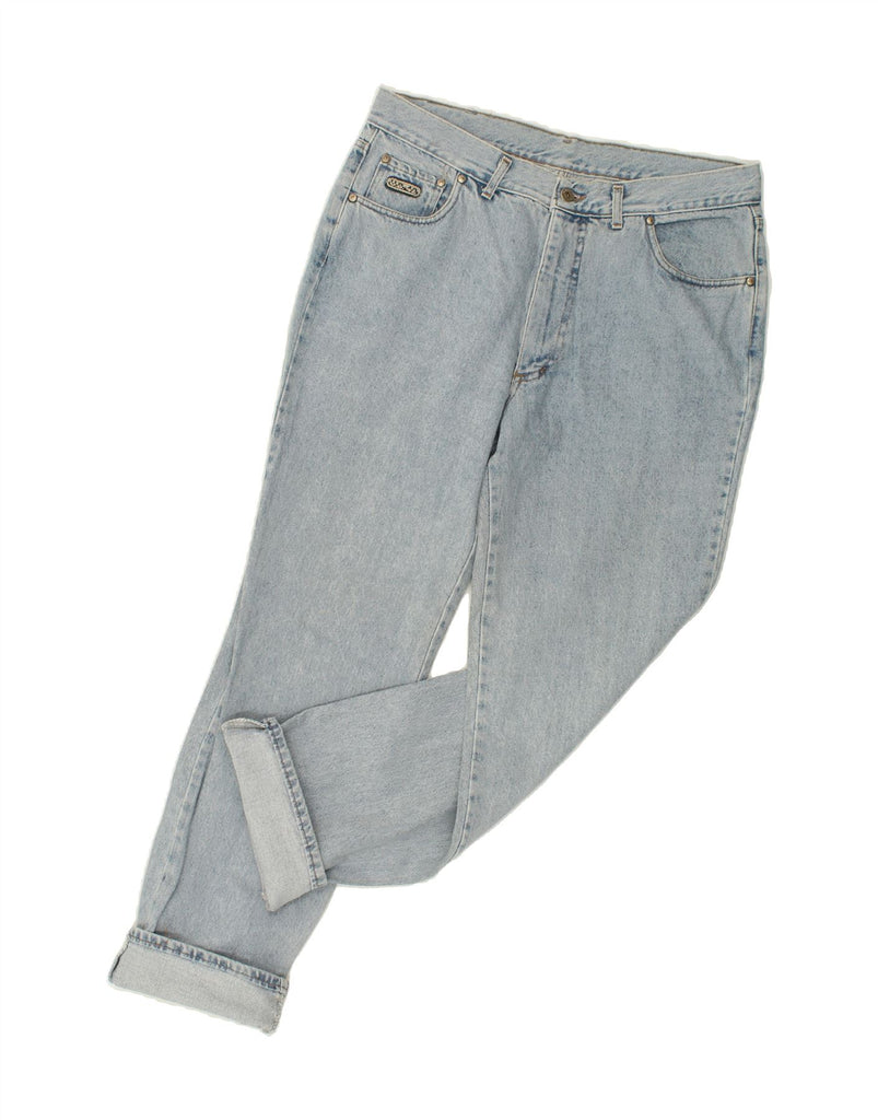 WAMPUM Womens Straight Jeans IT 54 3XL W36 L32 Blue Cotton Vintage Wampum and Second-Hand Wampum from Messina Hembry 