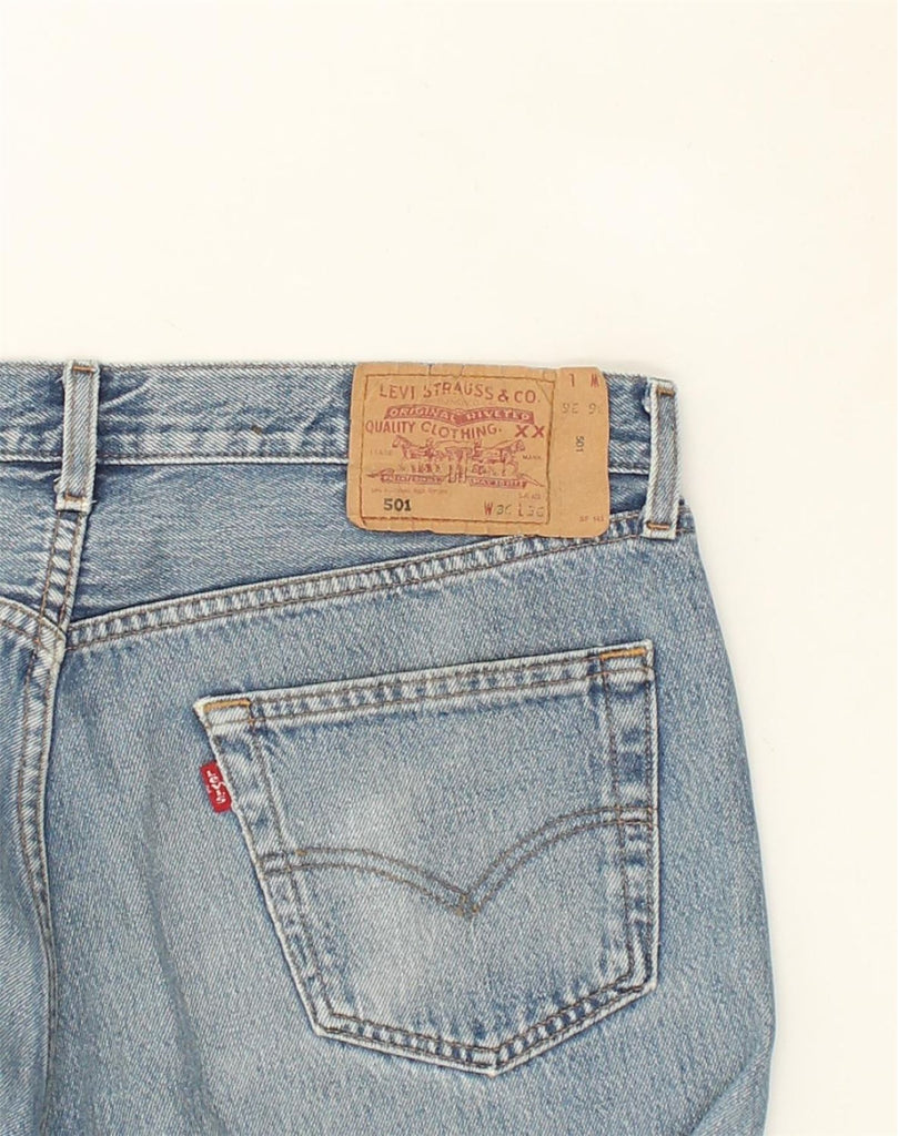 LEVI'S Mens 501 Straight Jeans W36 L26 Blue Cotton | Vintage Levi's | Thrift | Second-Hand Levi's | Used Clothing | Messina Hembry 