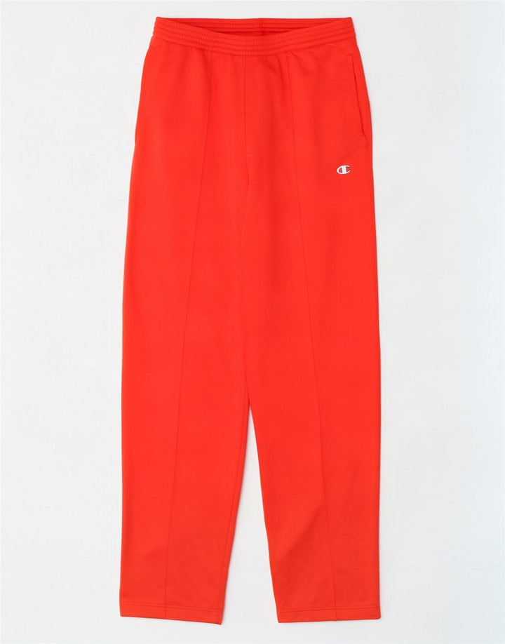 Champion Womens Tracksuit Trousers UK 8 Small Red Polyester
