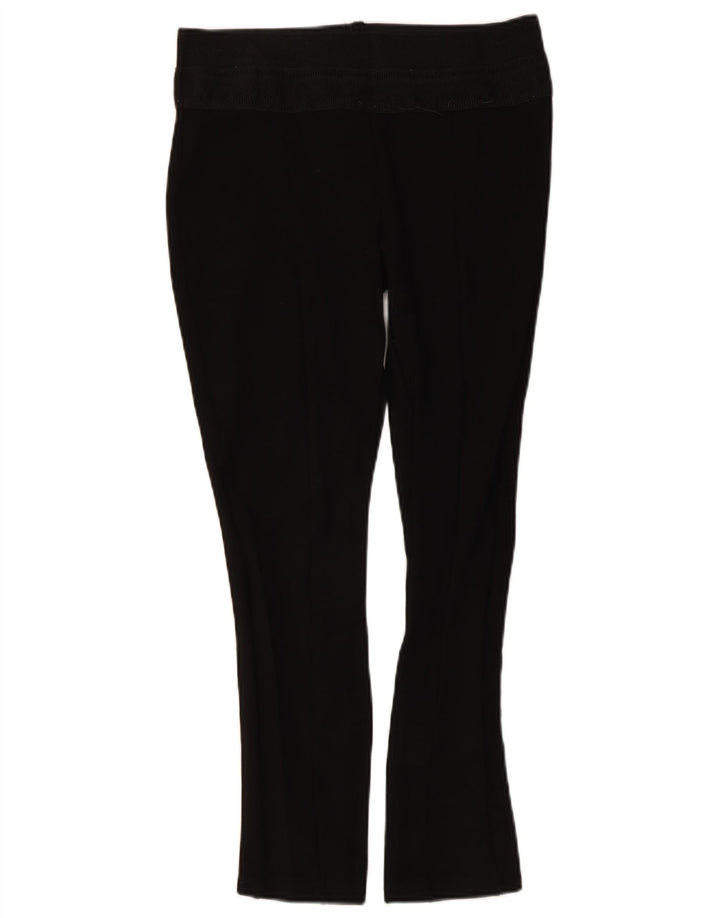 Zara Womens Crop Leggings UK 14 Large  Black