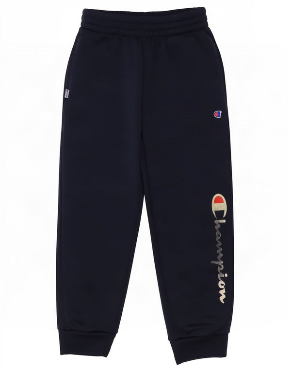 Champion Boys Graphic Tracksuit Trousers Joggers 6-7 Years Navy Blue