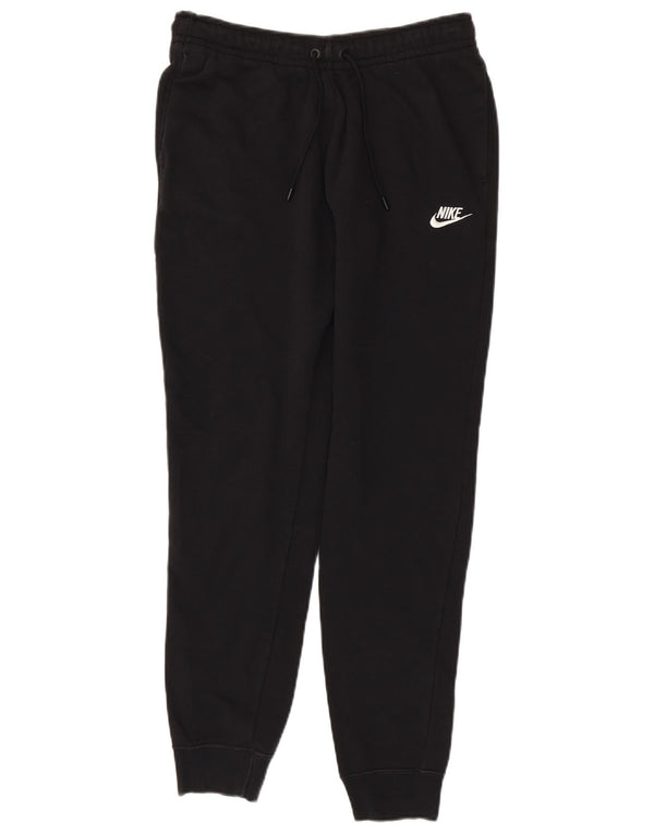 Nike Mens Tracksuit Trousers Joggers Small Black Cotton