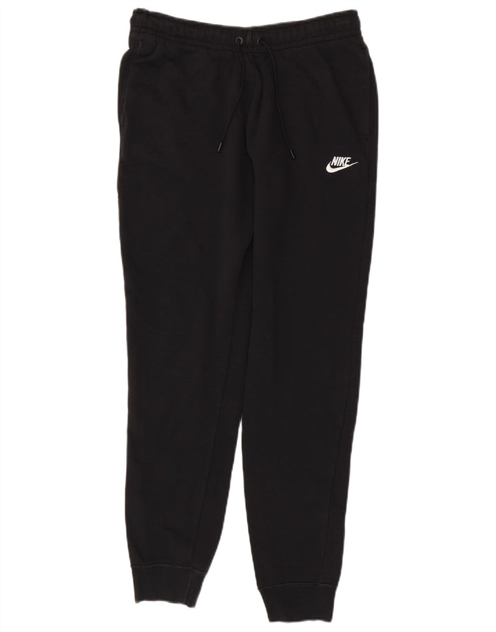 Nike Mens Tracksuit Trousers Joggers Small Black Cotton