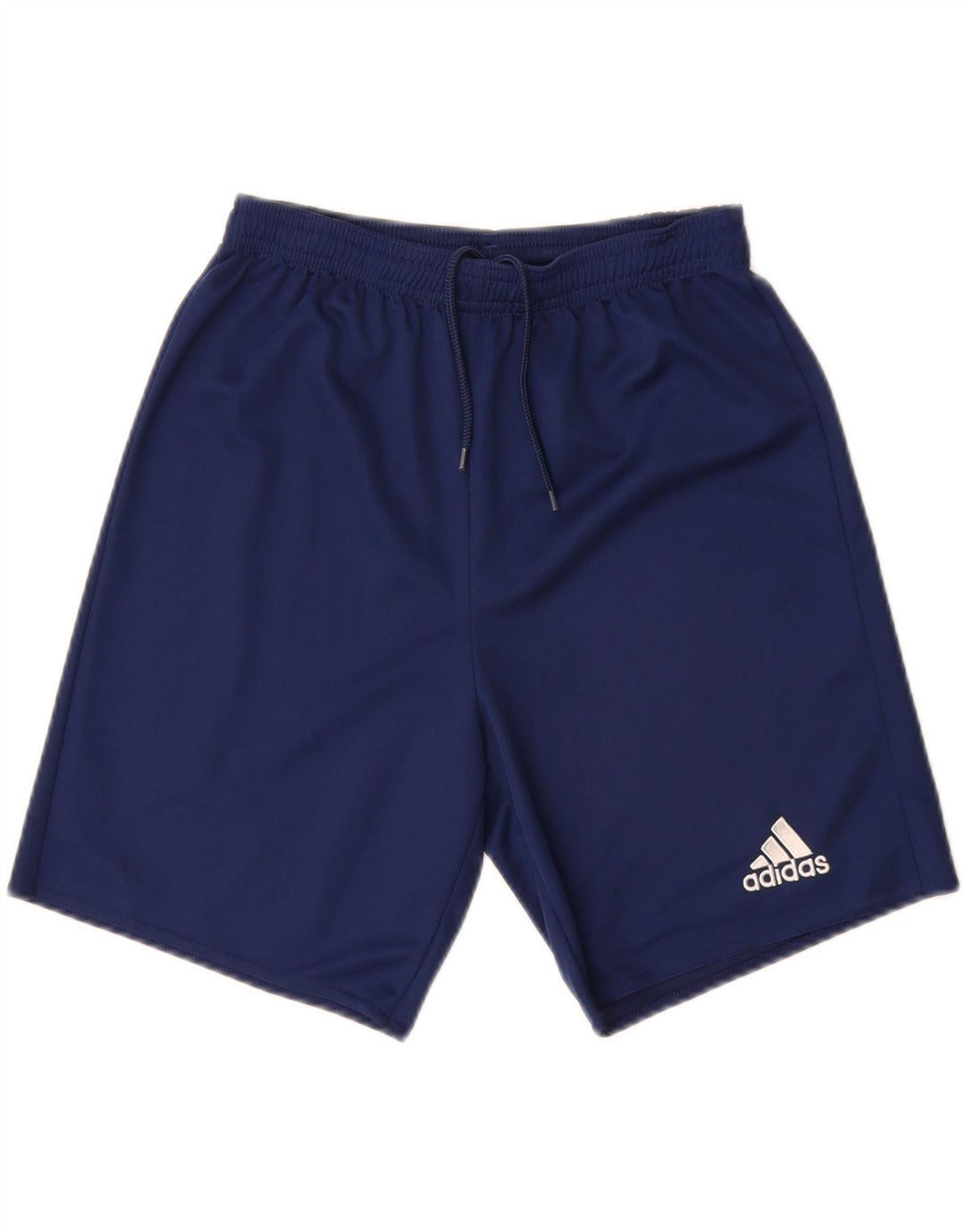 ADIDAS Boys Climalite Sport Shorts 13-14 Years  Navy Blue Polyester