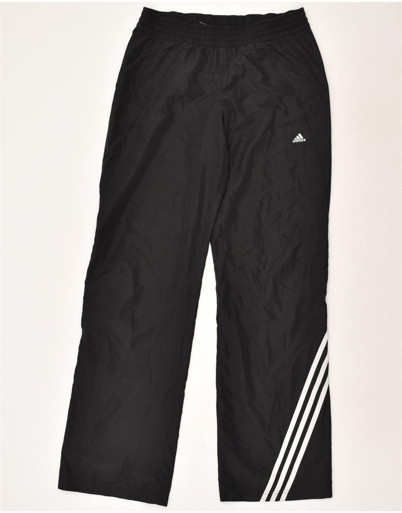 ADIDAS Boys Tracksuit Trousers 15-16 Years Black Polyester | Vintage Adidas | Thrift | Second-Hand Adidas | Used Clothing | Messina Hembry 