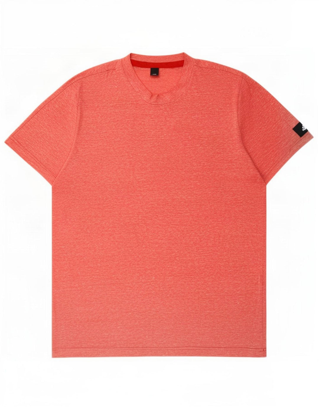 Adidas Mens T-Shirt Top Large Pink Flecked Polyester