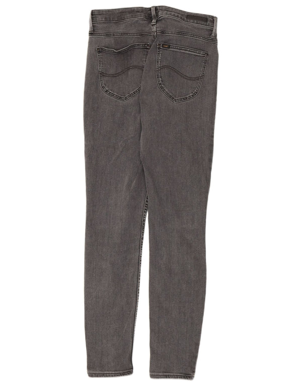 Lee Womens Scarlett High Skinny Jeans W31 L31 Grey Cotton