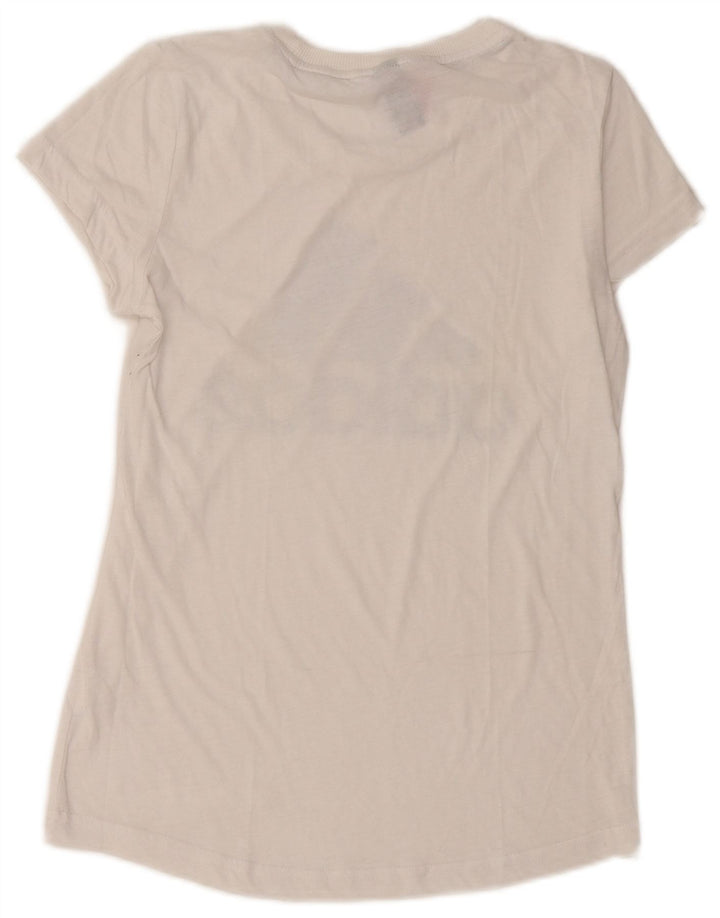 ADIDAS Boys Graphic T-Shirt Top 13-14 Years White