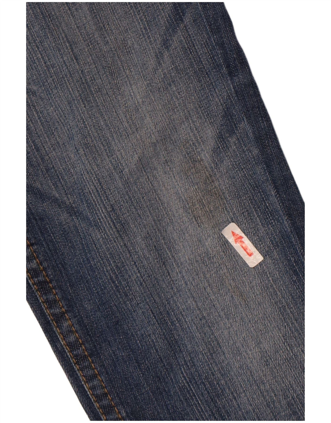 Gas Mens Straight Jeans W31 L28 Navy Blue Cotton