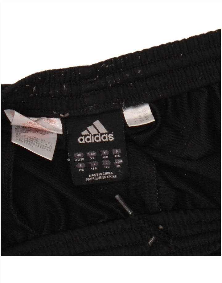 ADIDAS Boys Tracksuit Trousers 15-16 Years  Black