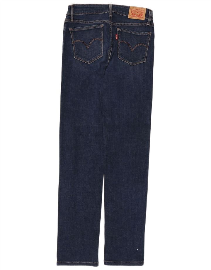 Levi's Womens 712 Slim Jeans W26 L29 Blue Cotton
