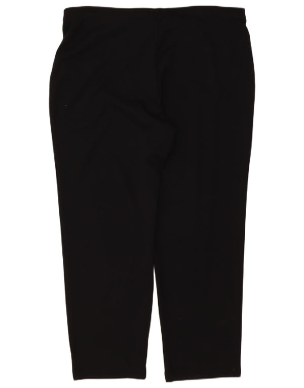Marks & Spencer Womens Straight Casual Trousers UK 20 2XL W40 L28 Black