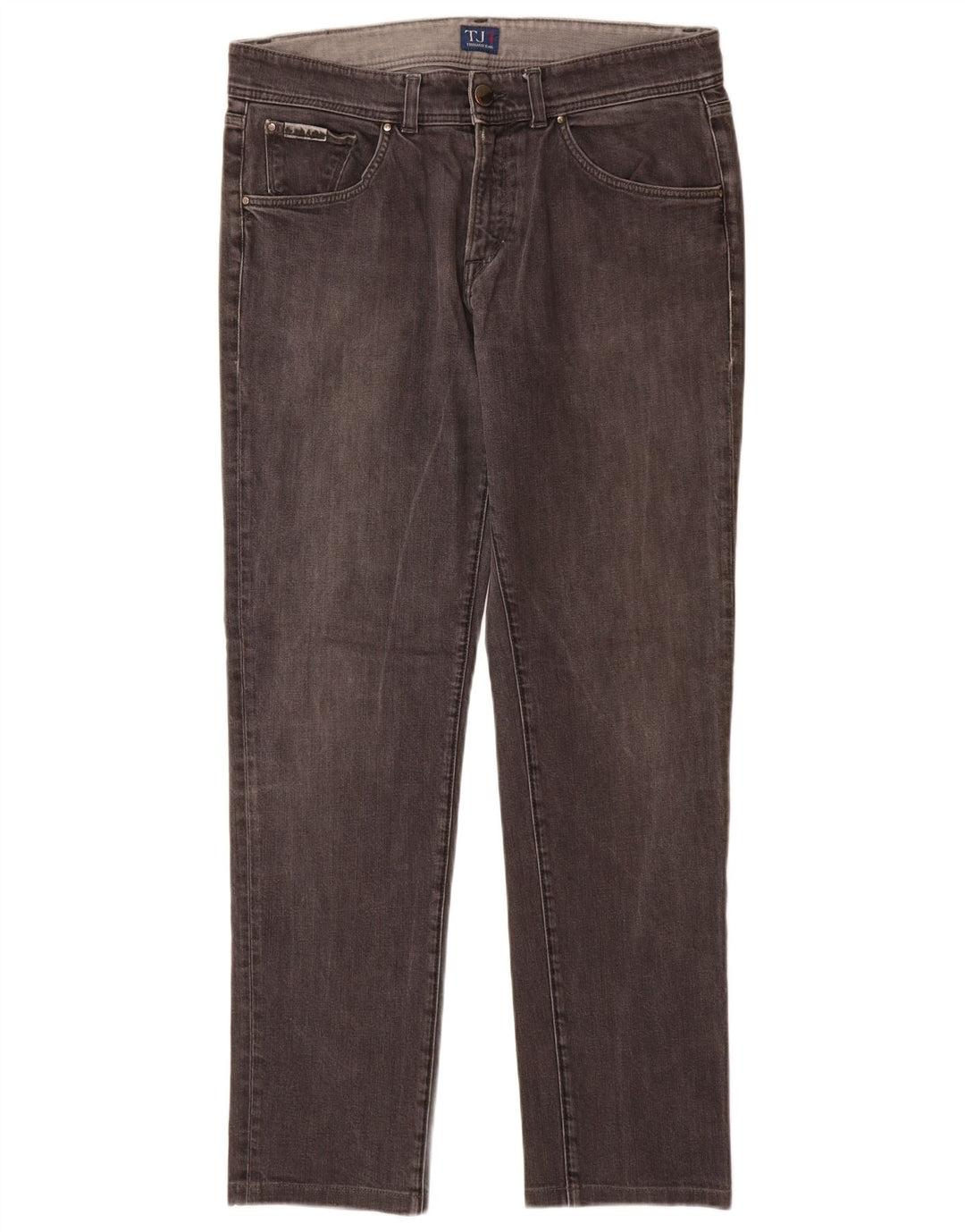 Trussardi Mens Slim Jeans W35 L32  Grey Cotton