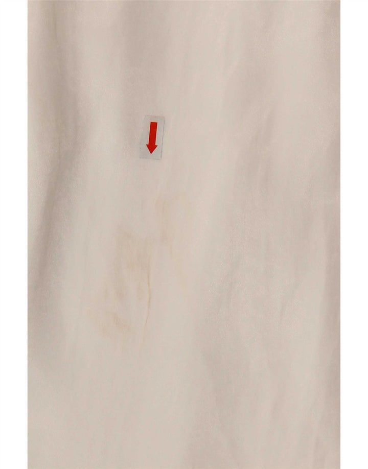 Zara Womens Long Sleeve Wrap Dress UK 12 Medium White Viscose