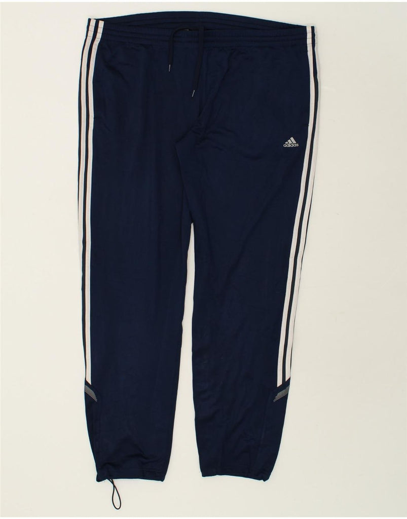 ADIDAS Mens Tracksuit Trousers Joggers XL Navy Blue Polyester | Vintage Adidas | Thrift | Second-Hand Adidas | Used Clothing | Messina Hembry 