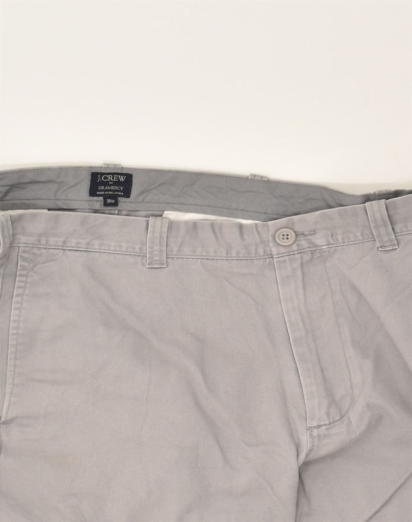 J. CREW Mens Gramercy Chino Shorts W36 Large Grey Cotton | Vintage J. Crew | Thrift | Second-Hand J. Crew | Used Clothing | Messina Hembry 