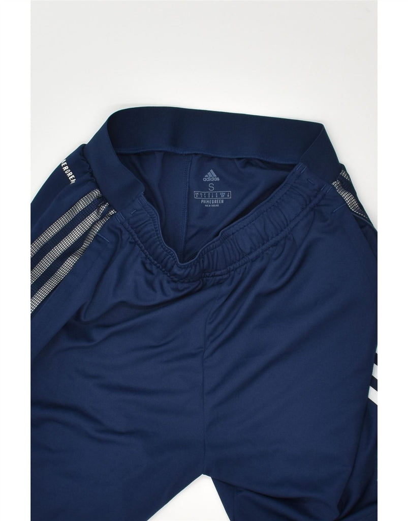 ADIDAS Mens Sport Shorts Small Blue Polyester | Vintage Adidas | Thrift | Second-Hand Adidas | Used Clothing | Messina Hembry 