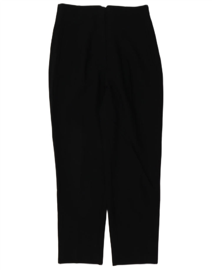 Zara Womens Tapered Suit Trousers Medium W28 L27 Black Polyester