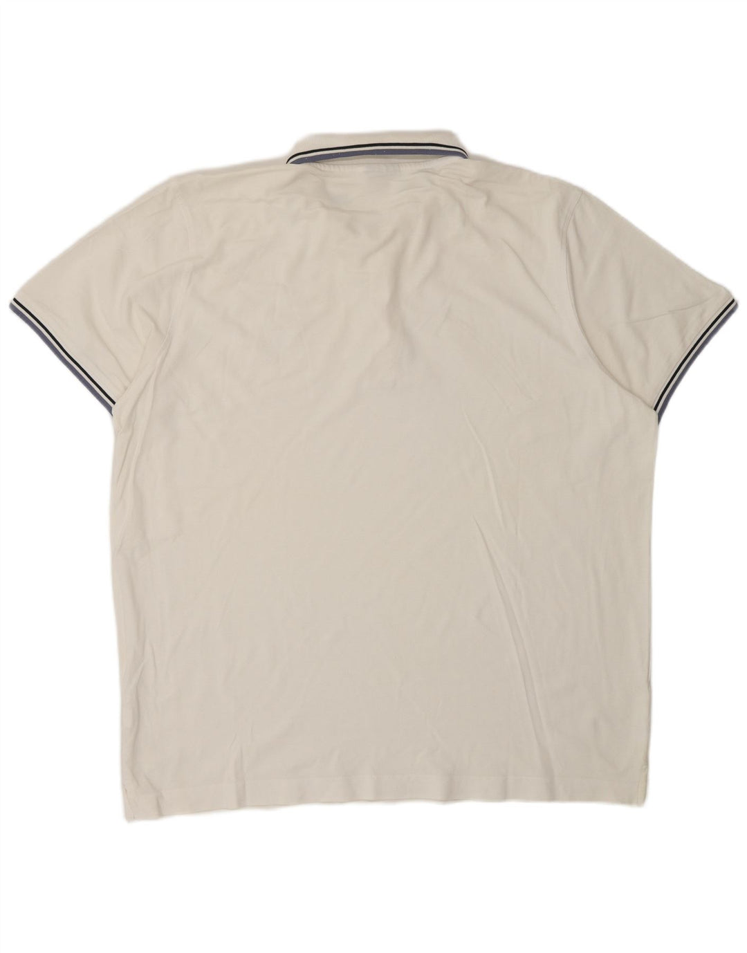 LOTTO Mens Polo Shirt 3XL White Cotton