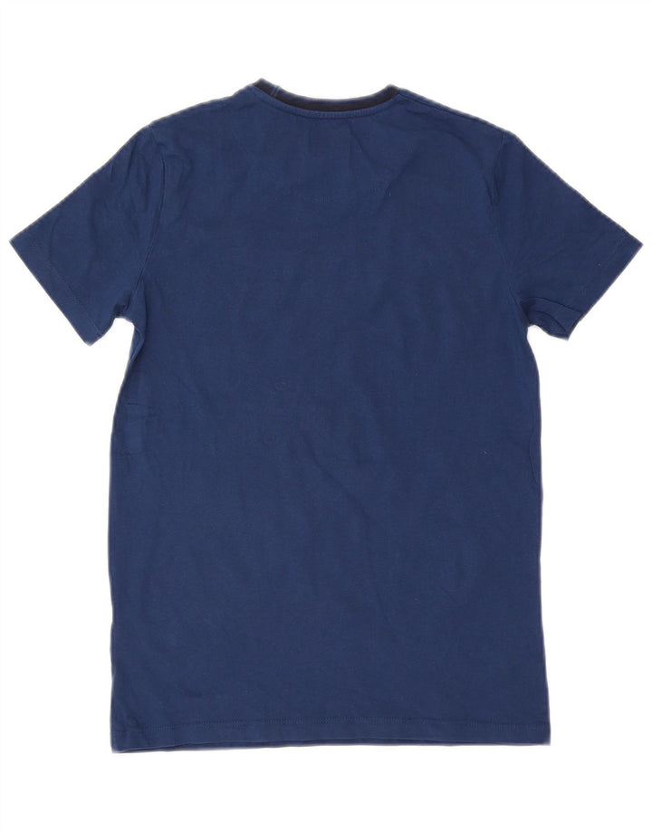 LYLE & SCOTT Boys T-Shirt Top 12-13 Years Blue Cotton