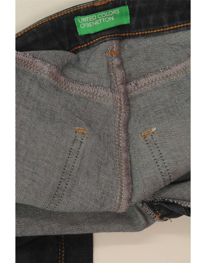 Benetton Womens Skinny Jeans W27 L31 Navy Blue