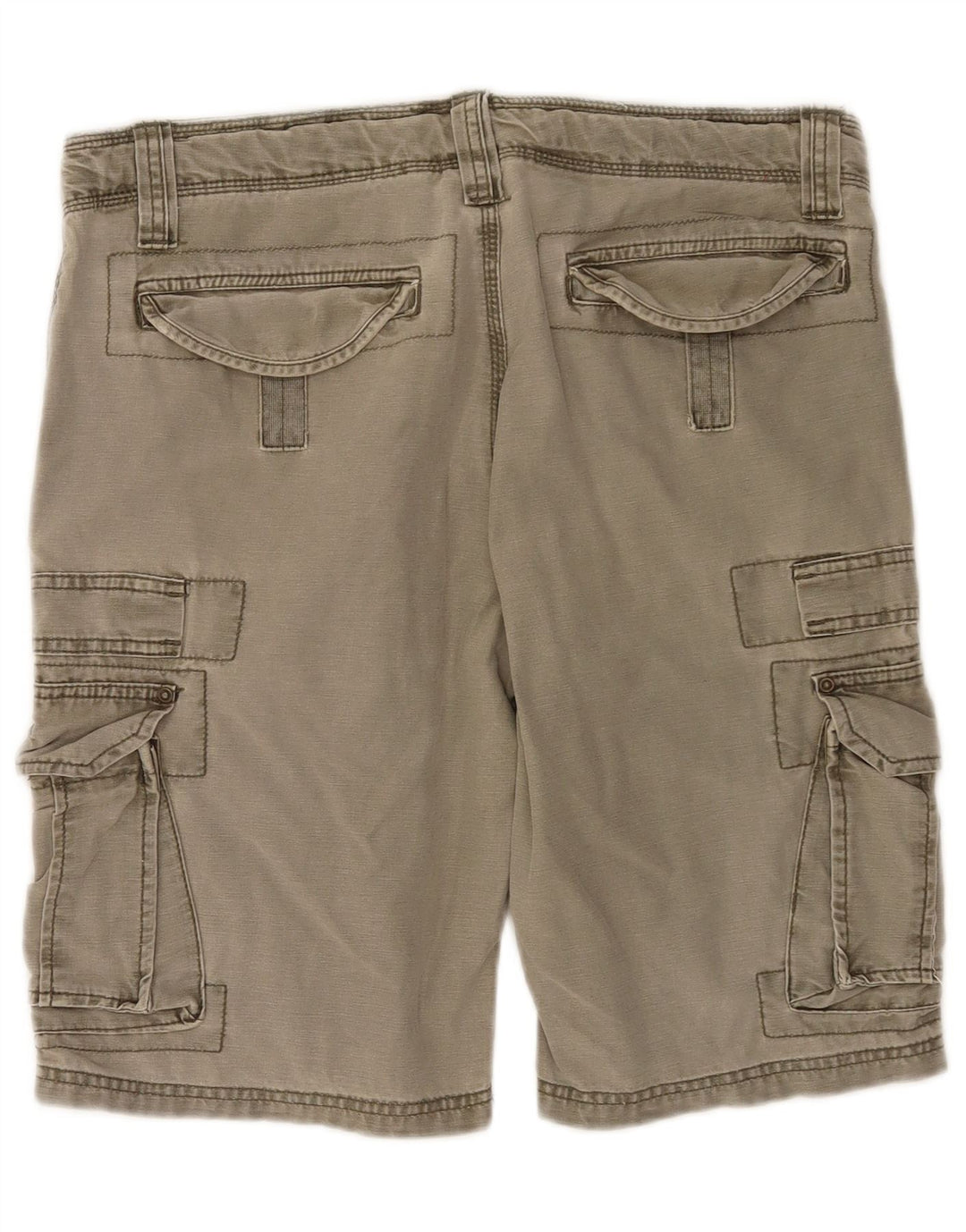 Vintage Mens Cargo Shorts IT 48 Medium W32  Khaki Cotton