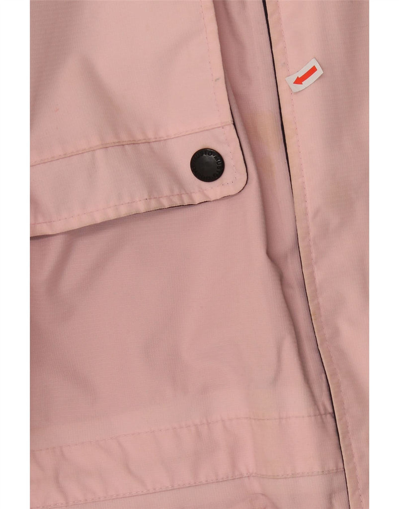 MUSTO Mens Hooded Windbreaker Jacket UK 40 Large Pink Nylon Vintage Musto and Second-Hand Musto from Messina Hembry 