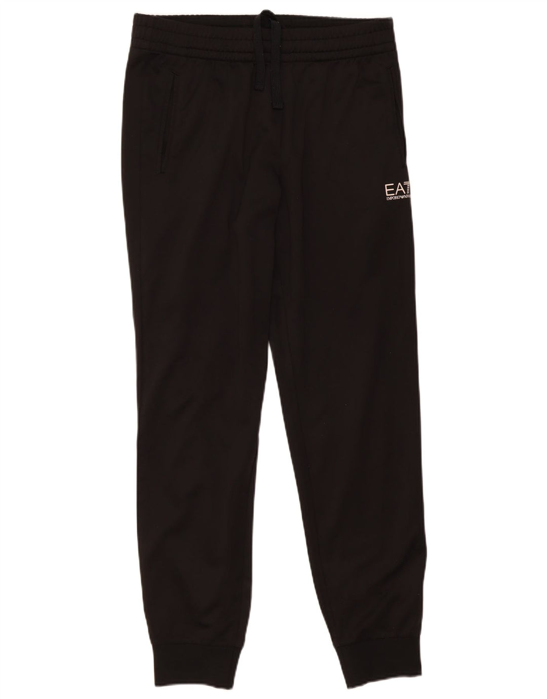 Emporio Armani Mens Tracksuit Trousers Joggers Large Black Polyester