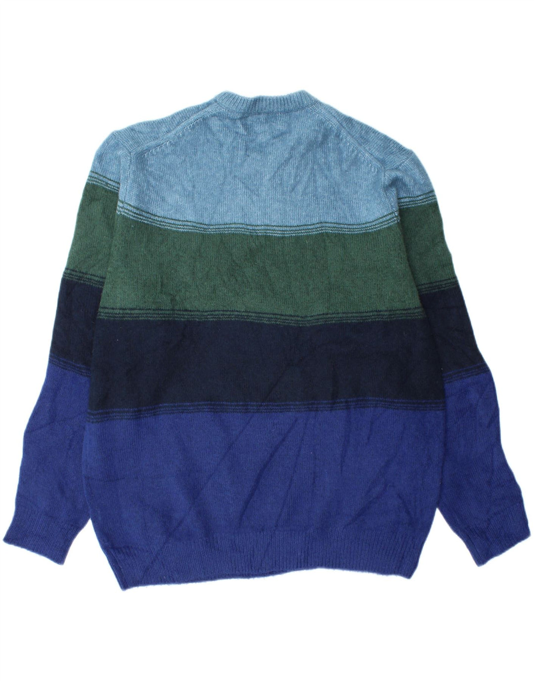 Marks & Spencer Mens Crew Neck Jumper Sweater XL Multicoloured Striped