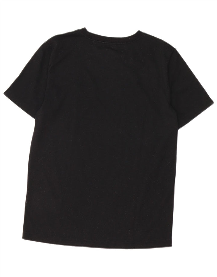 Jordan Boys Graphic T-Shirt Top 12-13 Years Large Black Polyester