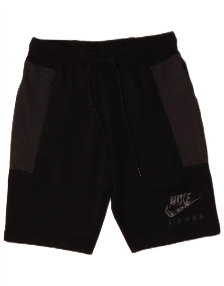 Nike Mens Air Max Sport Shorts Small Black Colourblock Polyester