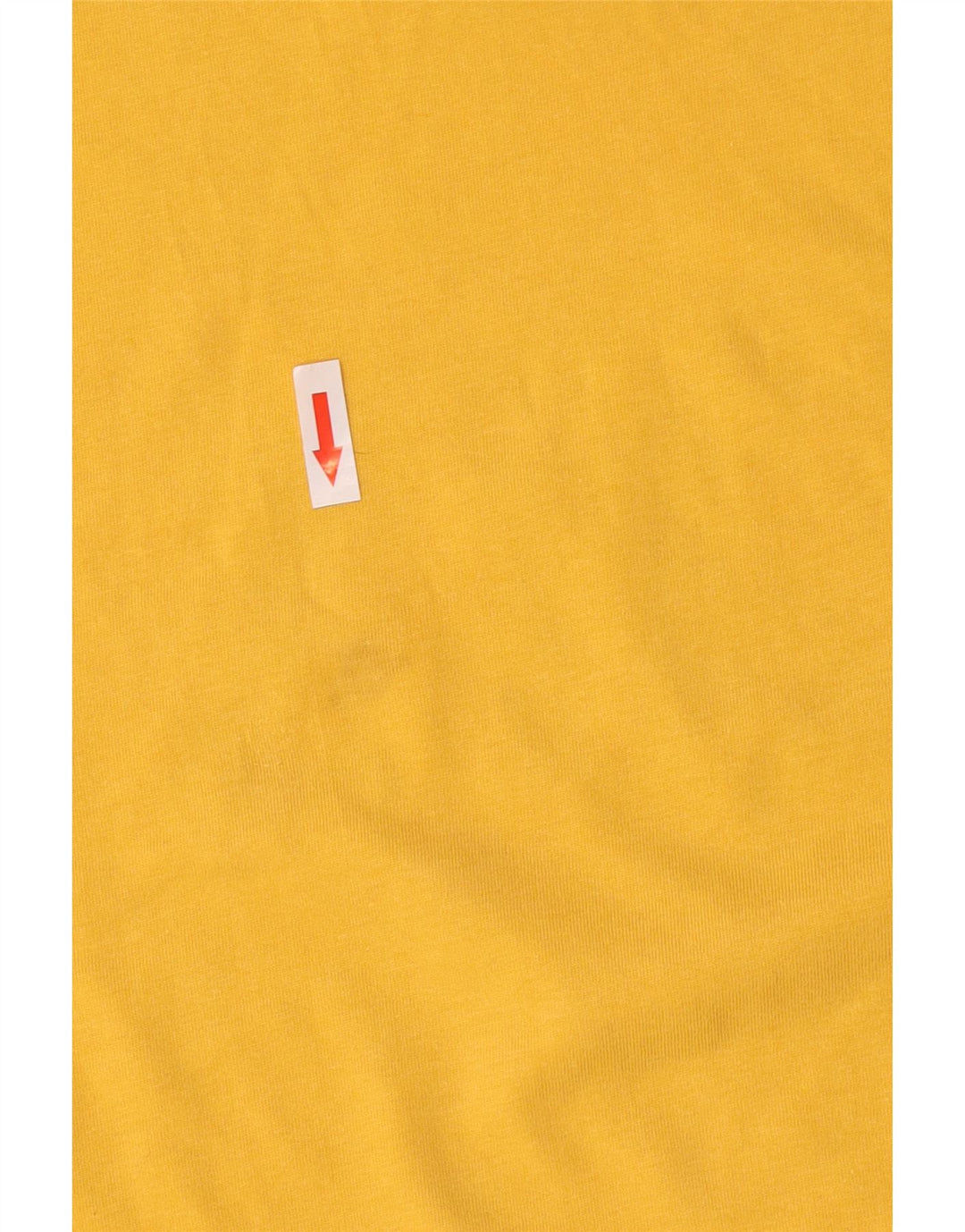 Levi's Womens Crop Graphic T-Shirt Top UK 14 Medium Yellow Cotton
