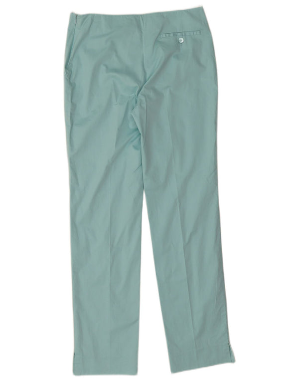 Luisa Spagnoli Womens Casual Trousers IT 44 Medium W28 L28 Turquoise